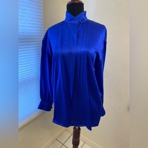 St John Silk Shirt approx size M - silk blouse